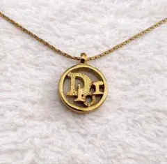 Dior ディオール サークルロゴ ネックレス ゴールド ヴィンテージ
