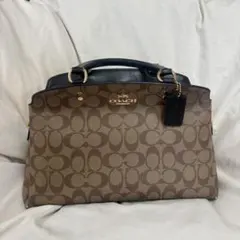 COACH シグネチャー 2WAYミニボストンバッグ ハンドバッグ
