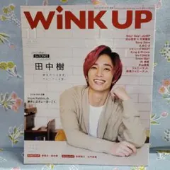 ☆美品 WINK UP 2020年11月号 田中樹 表紙