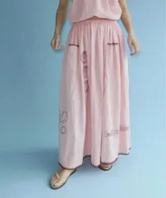 LULU×LOGAN ギャザースカート pinkのサムネイル