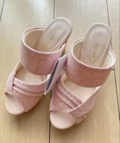最終値下げ！【新品】marie claire bis ウェッジソールサンダルのサムネイル