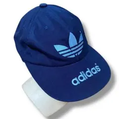 ヴィンテージ OLD adidas トレフォイルロゴ キャップ 帽子 M