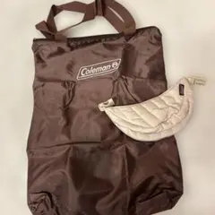 Coleman（コールマン）のトートバッグとクロワッサン型ポーチチャームのセットのサムネイル