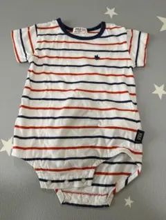 POLO Baby ストライプロンパース 70