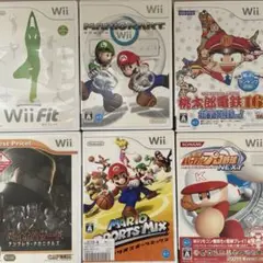 Wiiソフト　マリオカートハンドル　Wiiフィット　まとめ売り