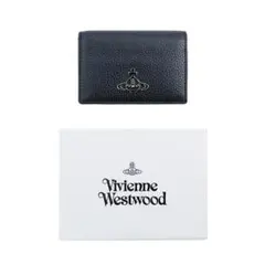 ヴィヴィアンウエストウッド カードケース パスケース ブラック オーブ レザー