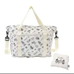 ミッキー＆フレンズ ショルダーバッグ 2WAY ポケッタブル