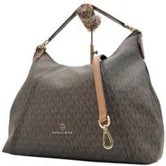 未使用級　マイケルコース　ショルダーバッグ　2way　pvc　MK柄　ロゴ　A4