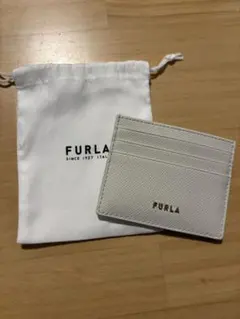 FURLA ホワイト カードケース 保存袋付き