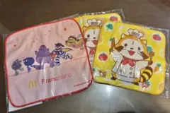 マクドナルドキャラクター Francfrancコラボハンドタオル3点セット