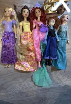 ディズニープリンセス人形セット