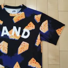 【LAND by MILKBOY】チーズ柄 総柄 Tシャツ/FREEのサムネイル