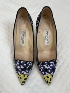 JIMMY CHOO ジミーチュウ 花柄 ハイヒールパンプス 34.5