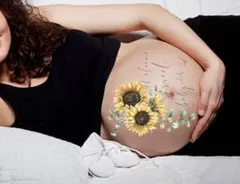 マタニティタトゥーシール マタニティフォト