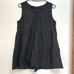PAGEBOY ページボーイ ノースリーブ チュニック トップス ブラックのサムネイル
