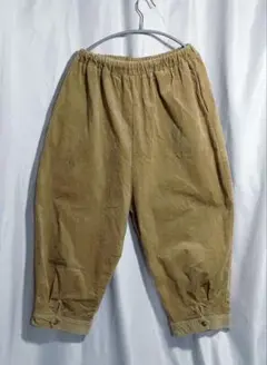 CLN 　裾タックコーデュロイパンツ　ストレッチ入り