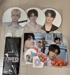 TXT うちわ　ショッパー　ヨンジュン　スビン　セット