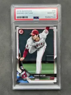PSA10 2018 Topps Bowman 大谷翔平 ルーキー カード RC PSA10 大谷翔平 2018 Bowman ルーキーカード - メルカリ