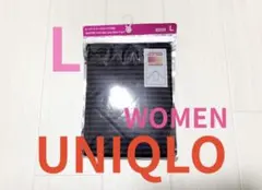 ●新品未開封ユニクロレディース●ヒートテックタートルネック長袖T●ボーダー柄・L