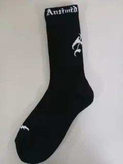 Antimind ブラック クルーソックス