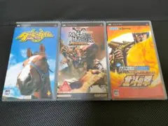 【PSP】まとめ売り 5本(モンスターハンター、北斗の拳など)