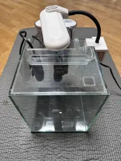 GEX 立方体ガラス水槽&GEX水槽専用フィルター&LED鑑賞ライト&ヒーター
