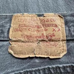希少【90s】Levi's 501 USA製 先染めブラック W36 L30