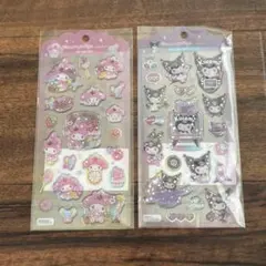 マイメロディ　クロミ ドロップジュエリーシール 2枚