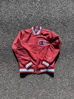 Champion 赤 スタジャン サテン