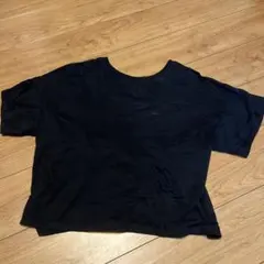 GU レディースTシャツ　ブラック
