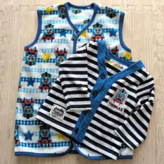 【激安】2点セットトーマス　ベスト　トーマス　カーディガン　サイズ80〜95