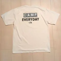 【L】　ノースフェイス　キャンプエブリデイ　ロゴTシャツ　バックプリント　完売品