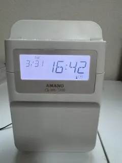 amano タイムレコーダー