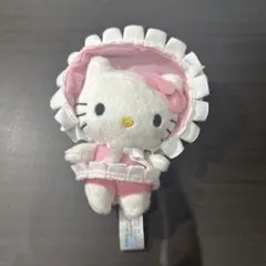 サンリオ ハローキティ　マスコット　カラフルボンネット ピンク
