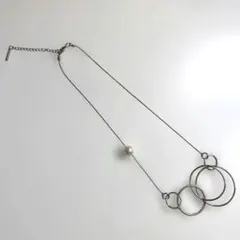 ketty Cherie パールリングモチーフネックレス