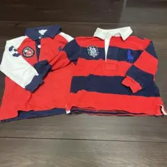 Ralph Lauren ポロシャツ 12M 赤・紺