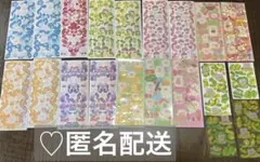 ミセスグロスマン、サンディライオン カラフルな花と昆虫のシール