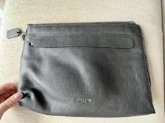 COACH セカンドバック　クラッチバッグ　ブラック