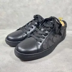 COACH ローカットスニーカー シグネチャー ブラック メンズ 26.5のサムネイル