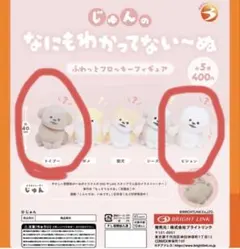 じゅんのなにもわかってないーぬ ふわっとフロッキーフィギュア 2種セット