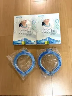 넥 쿨러, 일본산, 재사용 가능, 포장 미포장, 2개 세트