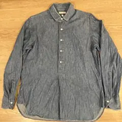 DRESSTERIOR デニムブルー プルオーバーシャツ M