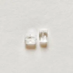 クリスタル レクタングルカットビーズ 2個セット