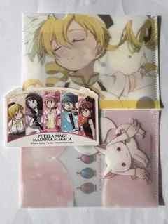 まどマギ ミニクリアファイル & ダイカットステッカー