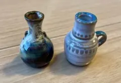 一輪挿し 花瓶 ミニ 2個セット ミニチュア 陶器