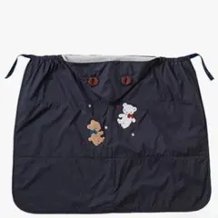 familiar 3WAYブランケット 抱っこ紐ケープ　ネイビー ファミリア