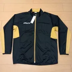 【新品未使用】 アスレタ ライトウェイト ジャージ XXL 黒金 フルジップ