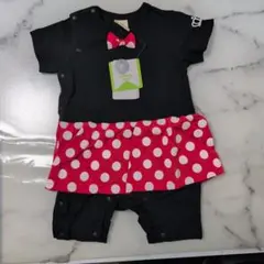 BABYDOLL　Disney ミニーマウスロンパース F(70~80)