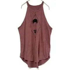 ハイネック タンクトップ 【L〜XL相当 】ストレッチ ヨガ トレーニング