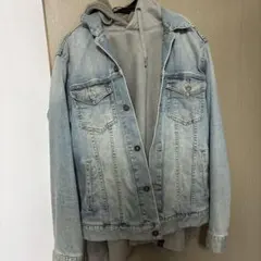 ライトブルーデニムジャケット Lサイズ